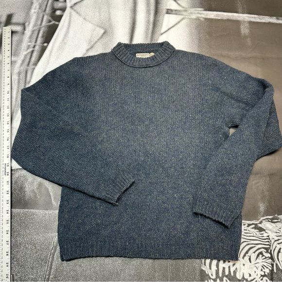 WM. Filene’s Son’s VNTG 60s made in USA sz Large Shetland Wool Knit Sweater A32 - Picture 2 of 4